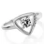 Orphelia ‘Santorini’ Damesring van 925 Sterling Zilver – Zilver ZR-7570