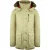 Vans Off The Wall Long Sleeve Zip Up Hooded Beige Womens Parka Jacket VX1TE62