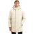 No Excess Jacket long parka hood padded cream
