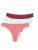 Dagi String  pastelblauw / bruin / pink / wit