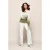 Corbyn Top Offwhite / Olijfgroen