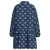 Me & My Monkey spijkerjurk met hartjes en plooien – donkerblauw