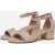 Tamaris Sandalen met hak beige Textiel – Dames –