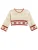 Koton Trui ‘Ajour’  beige / rood / roestrood