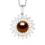 SUN zoetwater parel sieraden 8-9mm Chocolate 925