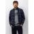 State of Art Overhemd Yarn Dyed Geruit Grijs op Donkerblauw (navy) –