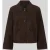Marc Cain Regular fit leerjack van echt leer