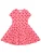 Fred’s World by GREEN COTTON Jurk  oudroze / vuurrood / wit
