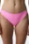 Geribbelde Bikini Onderkant met Middelhoge Taille