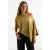TRENDYOLMİLLA Dames Donkerblauw Effen Driekwart mouw Regular fit Blouses