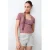 MANGO TEEN regular waist short grey denim