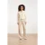 Smashed Lemon Wide leg broek van geweven stof met visgraatstructuur |