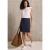 Street One Studio Dames Korte kokerrok in Blauw