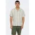 ONLY & SONS regular gestreept casual overhemd groen