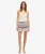 Shirred Minirok met Print Roze