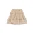 Le Chic korte tule rok met glitters en print – lichtzand