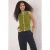 TRENDYOLMİLLA Dames Groen Colorblock Mouwloos Regular fit Blouses