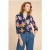 White Stuff Annie Jersey Shirt Navy Print
