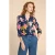White Stuff Annie Jersey Shirt Navy Print