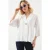 V-hals Kimono met Driekwart Mouwen en Knopen