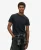 Superdry Mannen Slub T-shirt met Ronde Hals en Korte Mouwen Blauw