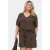 ONLY CARMAKOMA broderie blouse Plus Size – bruin