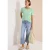 Cecil Dames Basic Shirt met ronde hals in Groen