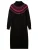 SHEEGO Gebreide jurk  framboos / oudroze / zwart / wit