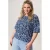 Miss Etam Plus top blauw