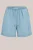 Blue Ridge – Dames mid rise denim short met krijtstreep – Mid waist – Lichtblauw – TENCEL™