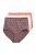 Ulla Popken Slip  bruin / koraal / wit