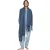Lange gestreepte sjaal voor dames Selmark PC1 Style ADD
