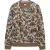 Weekend Offender Heren-sweater van gebreide camouflage (Zand)