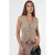 Effen V-hals Geknoopte Vest