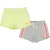 Reebok Jersey shorts voor meisjes (Set van 2) (Lichtgrijze heide)