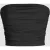 Strapless Ruffle Drape Crop Top