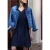 Knielange jurk met volant detail