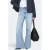ONLY Onljuicy Soft Hw Braid Wide Dnm high waist skinny jeans light blue denim