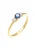 ELLI Ring  saffier / goud