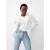 French Connection  Whisper Pinstripe Jacket Summer White/mari