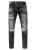 Jeansbroek “YAMATO” slim fit streetwear katoen stretch