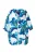 Ulla Popken Tussenjas  lichtblauw / donkerblauw / lichtgroen / wit