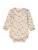Müsli by GREEN COTTON Rompertje/body  beige / mosterd / grafiet