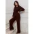 LOVE2WAIT wide leg zwangerschapsbroek – donkerbruin