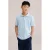WE Fashion polo lichtblauw