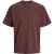 Jack & Jones jjebarron tee ss o-neck noos 12298906 bitter chocolate
