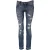 Versleten Gescheurde Denim Jeans