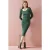 LK Bennett Rita Midi Dress Dark Green