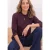 Shirt met col en splitdetail