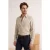 TRENDYOL MAN Heren Beige Effen Lang Regular fit Overhemden